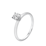 라운드 브릴리언트 컷 다이아몬드가 셋팅된 로마 아모르 플래티넘 링. 0.30 캐럿부터 출시. AN859293 image 1