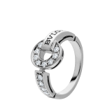 BVLGARI BVLGARI 18 kt white gold ring set with pavé diamonds AN854619 image 1