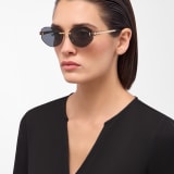 Serpenti Forever oval rimless sunglasses with enamelled snakehead embellishment 904376 image 1