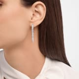Serpenti Viper 18 kt white gold pendant earrings set with pavé diamonds 361552 image 1