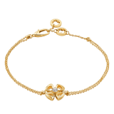 Fiorever 18 kt yellow gold bracelet set with a central diamond. BR858992 image 1