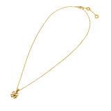 Fiorever 18 kt yellow gold necklace set with a central diamond. 357501 image 2