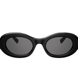 Divas' Dream oval metal sunglasses with jewellery-inspired enamelled decor 904393 image 2