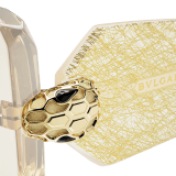 Serpenti Forever rectangular acetate sunglasses with enamelled snakehead embellishment 904381 image 3
