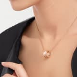 B.zero1 Design Legend necklace with 18 kt rose gold chain and pendant in 18 kt rose gold and white ceramic 356117 image 5