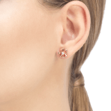 Fiorever 18 kt rose gold earrings, set with two central diamonds. 355327 image 4