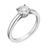 Griffe ring in platinum with round brilliant cut diamond. Available from 0.30 ct. 327827 image 5
