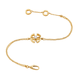 Fiorever 18 kt yellow gold bracelet set with a central diamond. BR858992 image 2