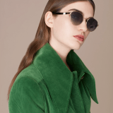 Serpenti "Back to Scale" oval metal sunglasses backtoscale image 3