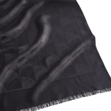 Maxi Calla stole in fine white silk wool. Made of 60% silk and 40% wool. MAXICALLA-ST image 2