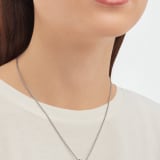 Serpenti Viper pendant necklace in 18 kt white gold set with pavé diamonds 357796 image 2