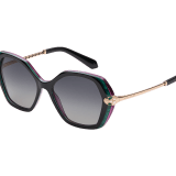 نظارات شمسية "لي جيمّي" من الأسيتات سداسية الشكل 904128 image 1