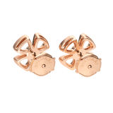 Fiorever 18 kt rose gold earrings, set with two central diamonds. 355327 image 3
