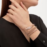 Serpenti Pallini 18 kt rose gold bracelet set with pavé diamonds on the head and tail, and black onyx eyes BR859166 image 3