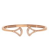 Durchbrochenes DIVAS' DREAM Armband aus 18 Karat Roségold mit Diamant-Pavé BR858387 image 2