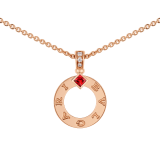 BVLGARI BVLGARI 18 kt rose gold pendant necklace set with a ruby. Lunar New Year Special Edition 361202 image 3