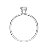 라운드 브릴리언트 컷 다이아몬드가 셋팅된 로마 아모르 플래티넘 링. 0.30 캐럿부터 출시. AN859293 image 4