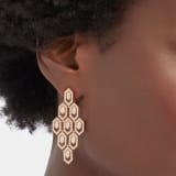 Serpenti 耳環,18K 玫瑰金材質,飾以全密鑲鑽石。 356507 image 1