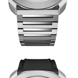 Octo Roma Automatic watch with mechanical manufacture movement, automatic winding, satin-brushed and polished stainless steel case and interchangeable bracelet, gray Clous de Paris dial. Water-resistant up to 100 meters. 103738 image 5