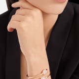 Serpenti 18 kt rose gold bracelet set with rubellite eyes and pavé diamonds. BR858550 image 4