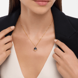 Divas' Dream 18 kt yellow gold pendant necklace set with black onyx and brilliant-cut diamonds 361838 image 1