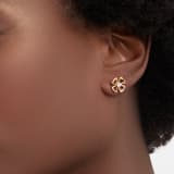 Fiorever 18 kt rose gold earrings, set with two central diamonds. 355327 image 1