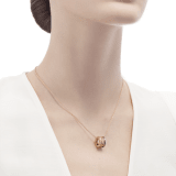 B.zero1 necklace in 18 kt rose gold with pendant in 18 kt rose, white and yellow gold. 352397 image 4