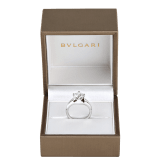 Corona platinum solitaire ring set with a round brilliant cut diamond 323743 image 5