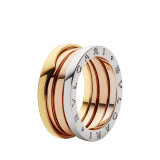B.zero1 3-Band-Ring aus 18 Karat Rosé-, Weiß- und Gelbgold. B-zero1-3-bands-AN857652 image 1