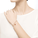 DIVAS' DREAM bracelet in 18 kt rose gold, with 18 kt rose gold pendant set with carnelian. BR857194 image 1