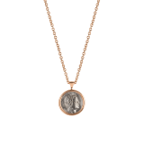 Monete necklace with 18 kt rose gold chain and 18 kt rose gold pendant set with an antique coin 347707 image 1