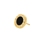 Bvlgari Bvlgari 18 kt yellow gold single stud earring with onyx insert 361649 image 2