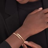 Serpenti Viper 18 kt rose gold bracelet, set with demi-pavé diamonds BR860038 image 1