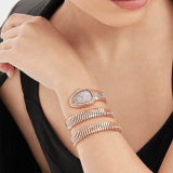 Serpenti Tubogas Infiniti 雙螺旋腕錶,18K 玫瑰金錶殼鑲飾鑽石,全密鑲鑽石錶盤。防水深度 30 公尺。 103923 image 2