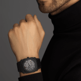 Octo Finissimo镂空腕表，采用黑色陶瓷表壳，搭载品牌自制超薄镂空手动上链机械机芯，小秒针，动力储备显示。防水深度可达30米。 103126 image 4