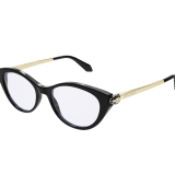 Serpenti Forever 長方形醋酸纖維太陽眼鏡，飾以琺瑯蛇頭元素。 904439 image 1