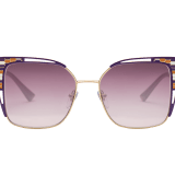 Солнцезащитные очки Serpenti «Colorhapsody» в квадратной металлической оправе 904165 image 2