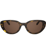 Serpenti Forever oval acetate sunglasses with enamelled snakehead embellishment 904389 image 2