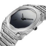 Octo Finissimo Lee Ufan Special Edition watch with mechanical manufacture ultra-thin movement, automatic winding, hand-filed titanium case and bracelet, stainless-steel sunray-polished bezel and mirror-effect dial. Water-resistant up to 30 metres. Limited Edition of 150 pieces 104132 image 2