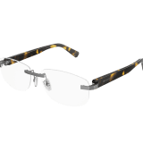 Serpenti Forever 長方形醋酸纖維太陽眼鏡，飾以琺瑯蛇頭元素。 904442 image 1