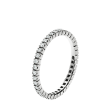 Eternity Band in thin size in 18 kt white gold with round brilliant cut diamonds AN856362 image 1