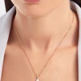 DIVAS' DREAM necklace in 18 kt rose gold with 18 kt rose gold pendant set with one diamond and mother-of-pearl. 359986 image 1