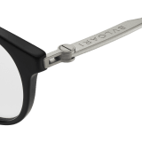 نظارات «بولغري بولغري ألومينيوم» بإطار شبه مستدير وعدسات حاجبة للضوء الأزرق 904228 image 3