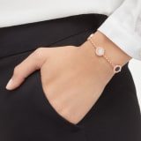 BVLGARI BVLGARI bracelet in 18 kt rose gold set with mother-of-pearl and onyx elements BR857243 image 1
