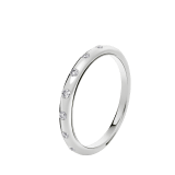 Fedi Ehering aus Platin mit sieben Diamanten AN214704 image 1