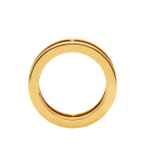 B.zero1 18 kt yellow gold one-band ring with openwork logo spiral AN859817 image 2