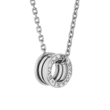 B.zero1 pendant necklace in 18 kt white gold 358347 image 1