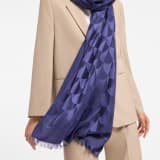 Maxi Calla stole in fine white silk wool. Made of 60% silk and 40% wool. MAXICALLA-ST image 1