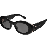 Divas' Dream oval metal sunglasses with jewellery-inspired enamelled decor 904393 image 1