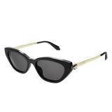 Serpenti Forever sunglasses with acetate oval frame and enamelled snakehead embellishment 904437 image 1